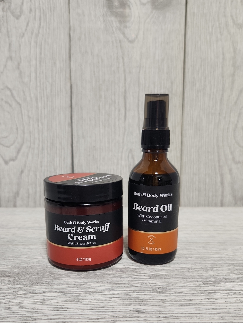 Bath & Body Works Beard Oil & Beard & Scruff Cream